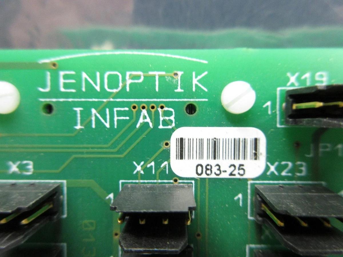 Used Jenoptik 812100019 Interface Board PCB 083-25 Brooks Automation 812100062 Used