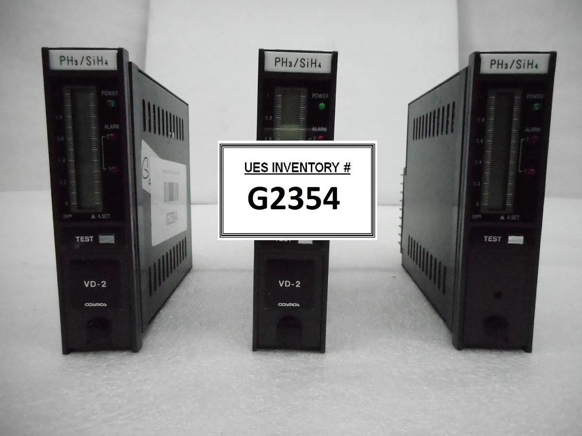 Used Cosmos VD-2 Gas Leak Indicator PH3/SiH4 Lot of 3 Used