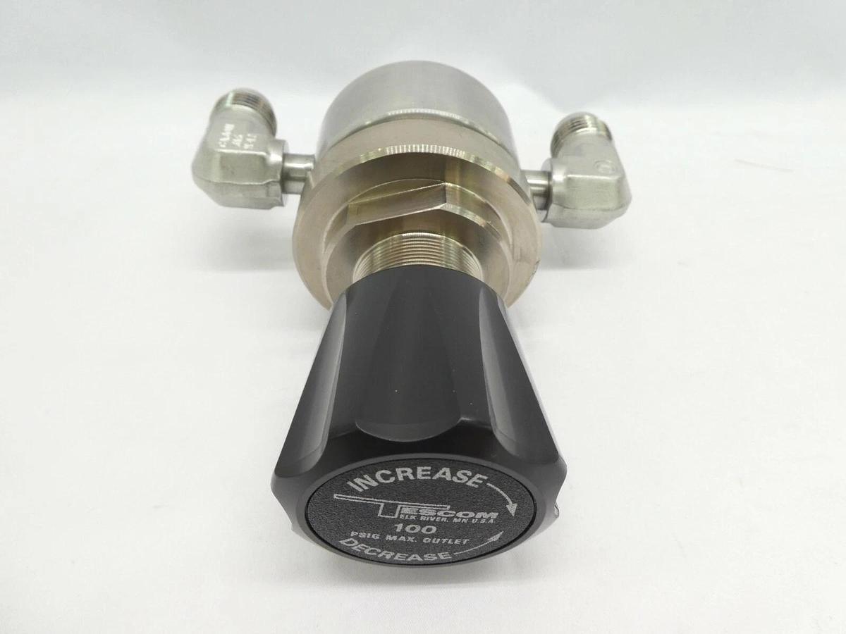 Used Tescom 44-3262J961-050 Manual Regulator Valve 44-3200 Working Surplus