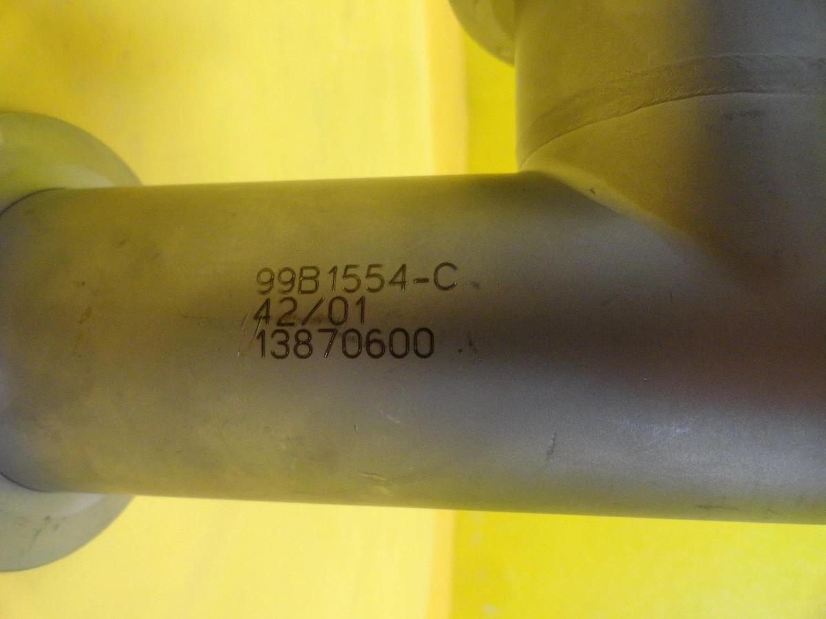 Used Nor-Cal 99B1554-C High Vacuum Tube Tee Stainless Steel NW50 Used Working