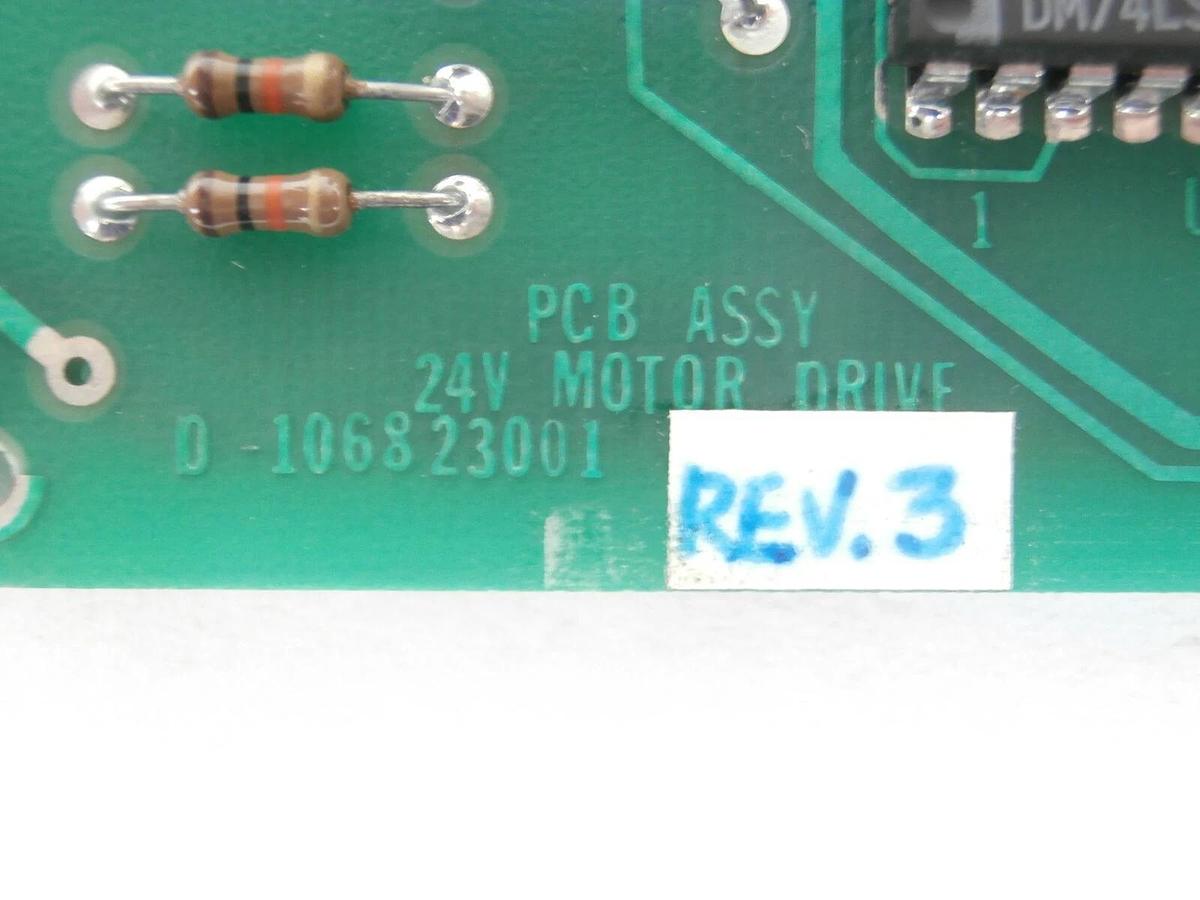 Used Varian Semiconductor VSEA D-106823001 24v Motor Drive PCB Card Working Surplus
