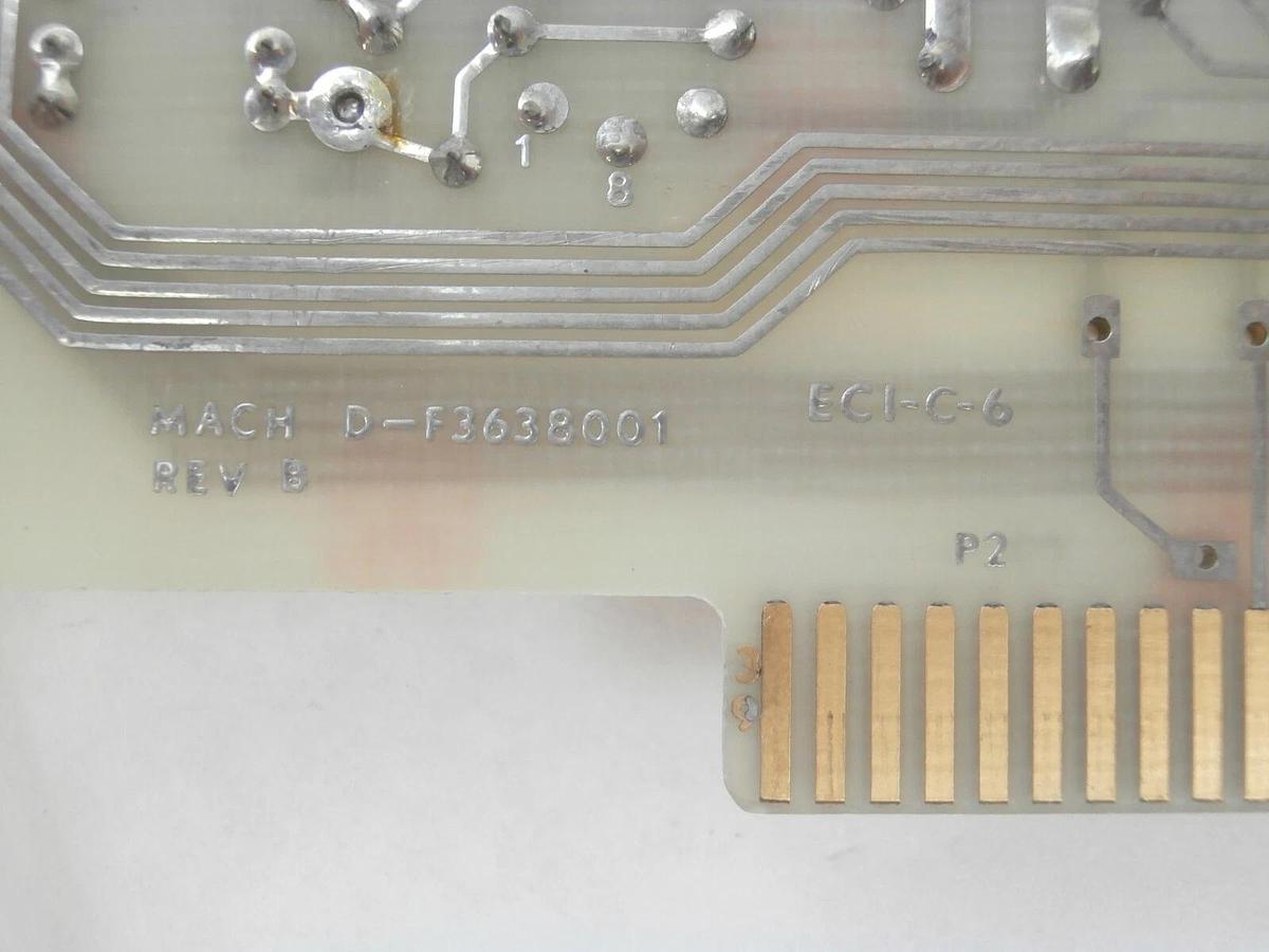 Used Varian Semiconductor VSEA D-F3637001 Analog Interface PCB Card Rev. E Working