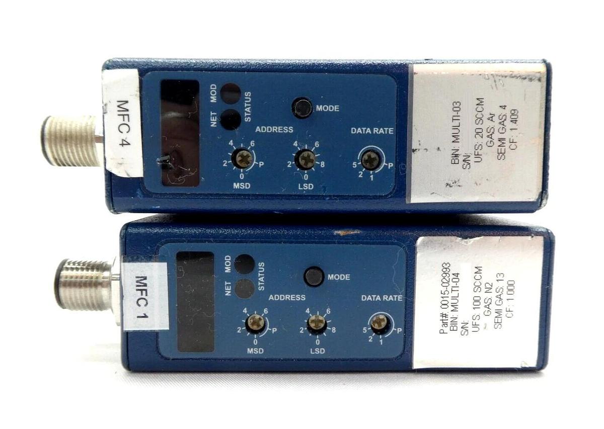 Used Aera PI-98 Series Mass Flow Controller MFC PI-98 PI-980 PI-982 Lot of 8 Working