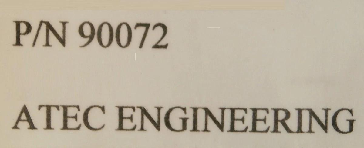 AMAT Applied Materials 90072 HCLU Cap Mirra Mesa ATEC Engineering New Surplus