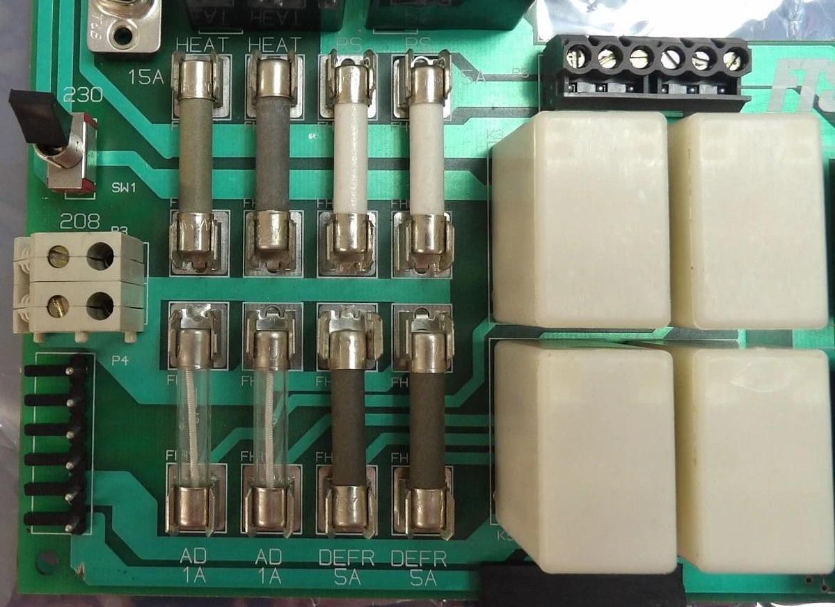 Used FTS Systems EB-0023 Relay PCB FES-036-D Turbojet Temperature System Working