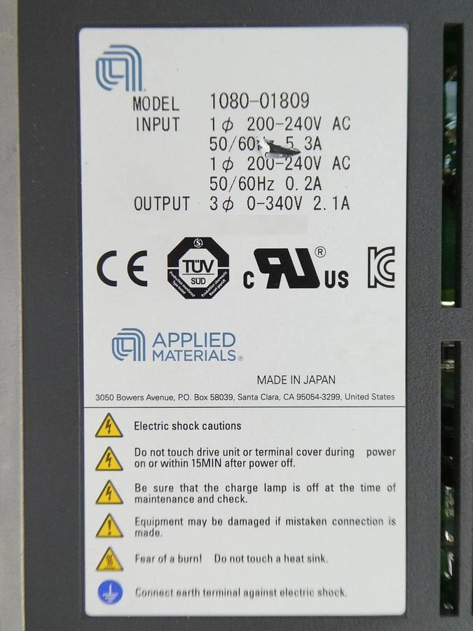 Used AMAT Applied Materials 0190-75694 Servo Drive Assembly 1080-01809 Working Spare