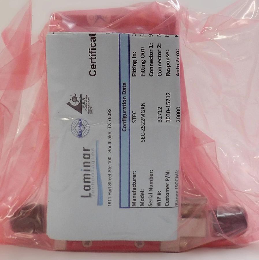 Horiba STEC Z500 Mass Flow Controller MFC SEC-Z522MGXN Lot of 2 New