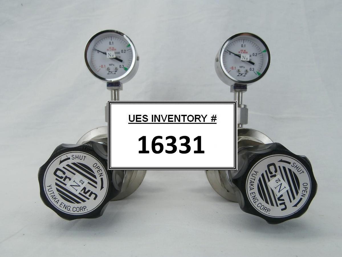 Used Yutaka Engineering ERSB-3019-WX Manual Valve Reseller Lot of 2 Used Working