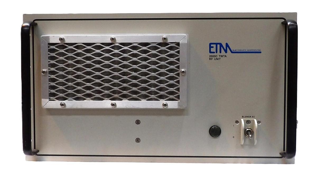 Used ETM Electromatic RF UNIT Radio Frequency Module 2000C TWTA Untested Spare