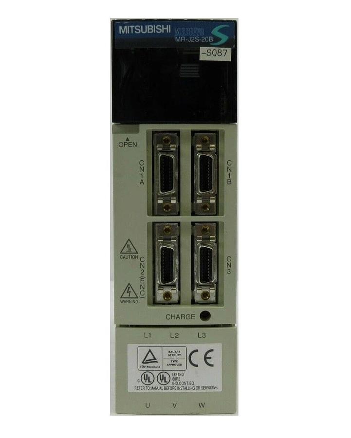 Used Mitsubishi Electric MR-J2S-20B-S087 AC Servo Driver MELSERVO Working Spare