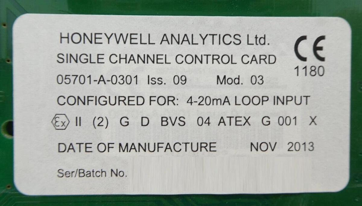 Used Honeywell Analytics 05701-A-0301 Single Channel Control PCB Card Lot of 9 Spare