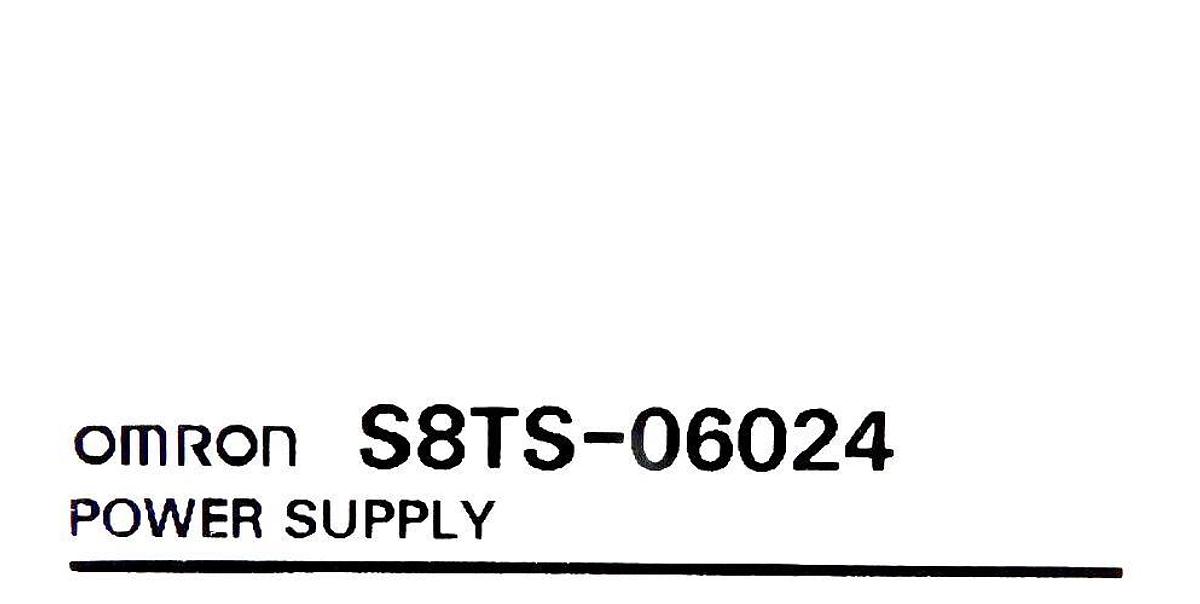 Used Omron S8T-DCBU-01 DC Backup Block Power Supply Set S8TS-06024 Working Suplus