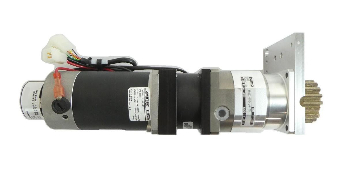 Used Ametek ID23001-Q1 Encoder Brake w/Kamo Ball Reducer Varian E12013110 Working