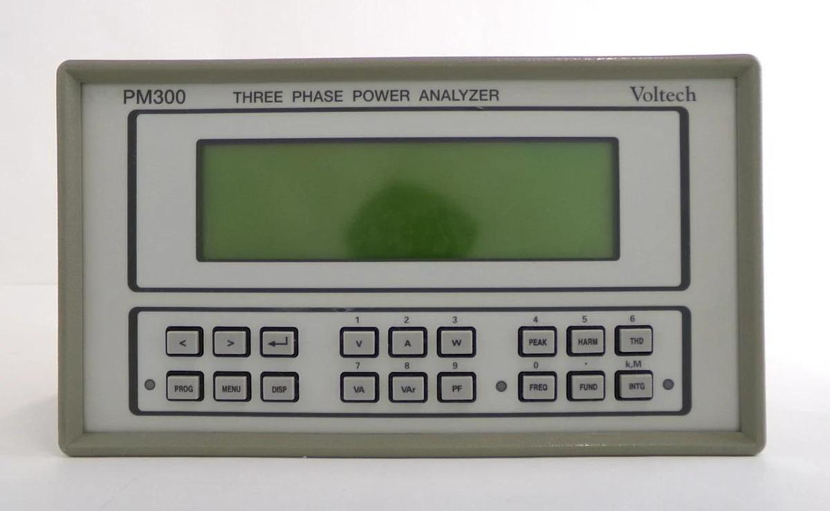 Used Voltech PM300 Three Phase Power Analyzer Reseller Lot of 2 Untested Surplus