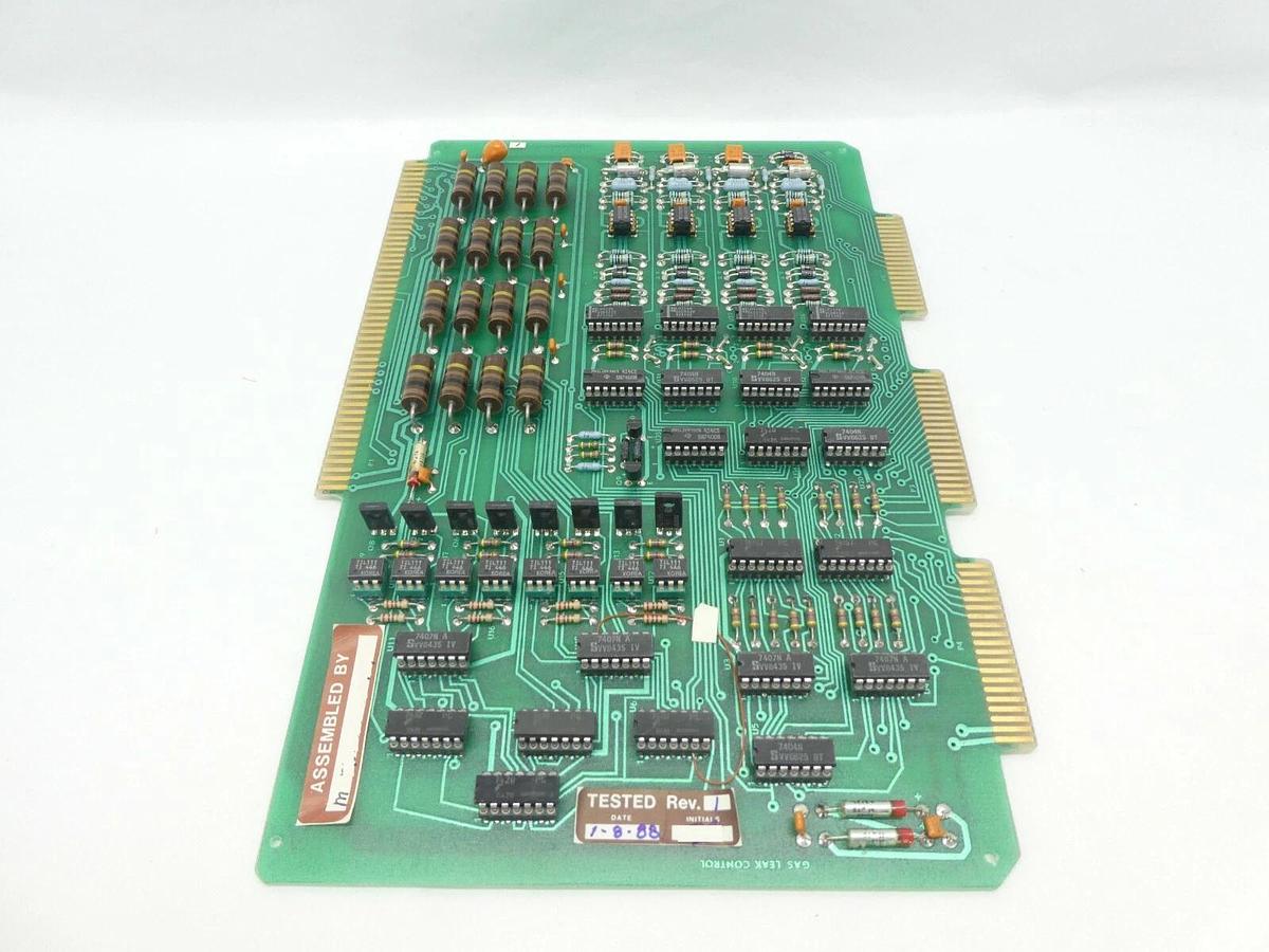 Used Varian Semiconductor VSEA D107949001 Gas Leak Control PCB Card Rev. 1 Working