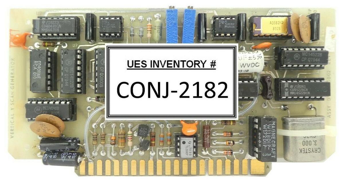 Used Varian Semiconductor VSEA D-F4685002 Vertical Y Scan Generator PCB Card Rev. A