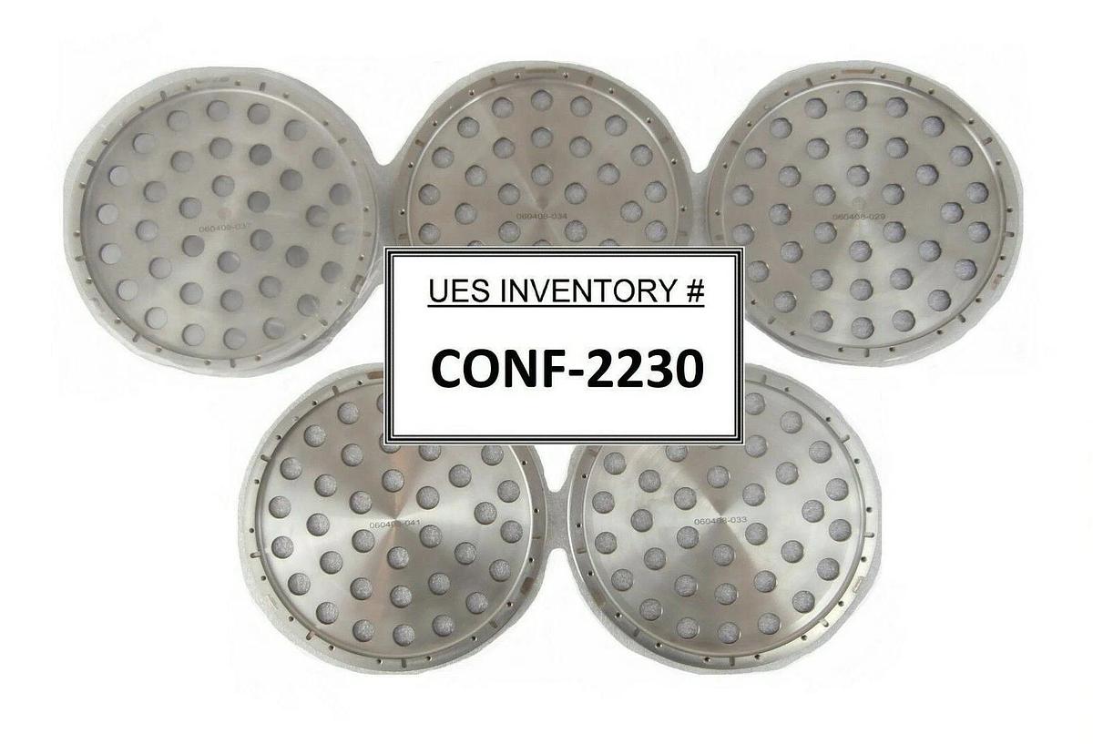 Refurbished SPM 90122-1 Perforated Plate MRA 8" Lot of 5 AMAT Applied Materials Refurbished