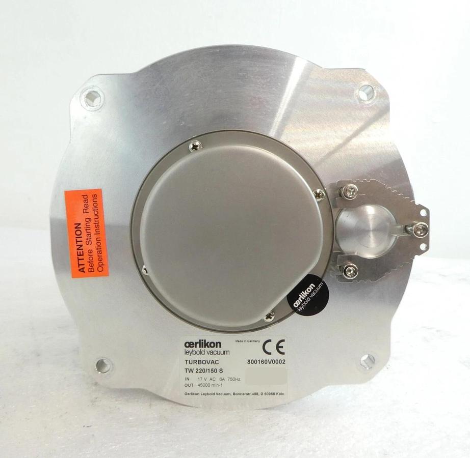 Used TW 220-150 TURBOVAC Leybold 800160V0002 Turbomolecular Pump for Rebuild As-Is