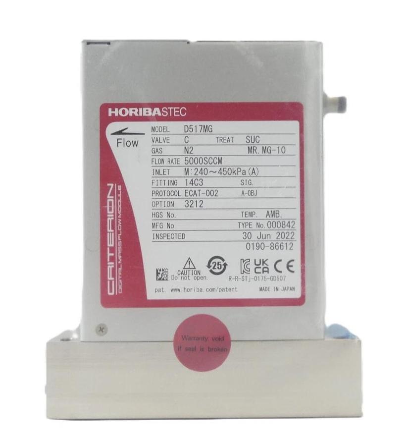 Horiba STEC D517MG Mass Flow Controller MFC 5000 SCCM O2 AMAT 0190-86612 New