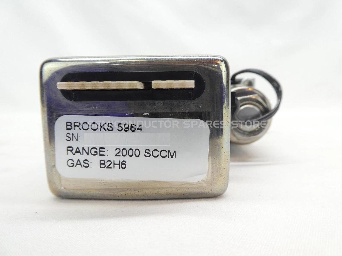 Refurbished Brooks 5964 Mass Flow Controller MFC 2000 SCCM B2H6 Lot of 2 OEM Refurbished