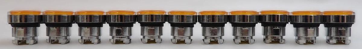 Used Schneider Electric XB4BW35B5 LED 22mm Push Button Switch Lot of 12 Working