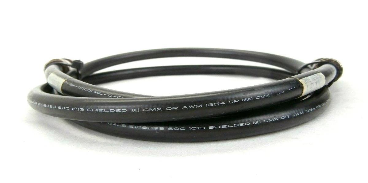 Used Lam Research 853-707093-001 RF Cable 4.5 Foot FPD Continuum Working Spare