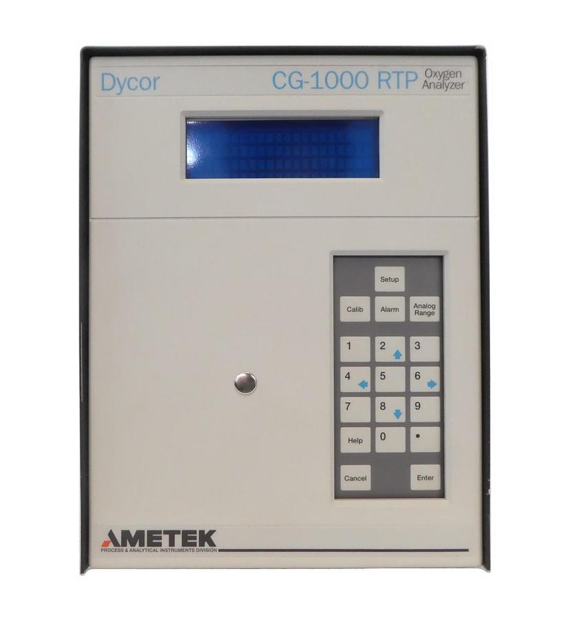 Refurbished AMETEK Process Instruments Dycor CG-1000 RTP Oxygen Analyzer Refurbished