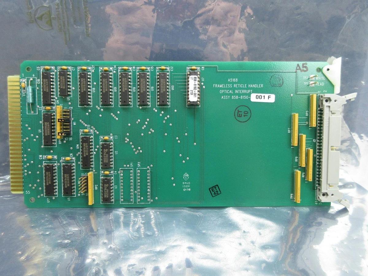 Used SVG Silicon Valley Group 858-8150-001 Interface PCB Card Rev. F 90S Used Working