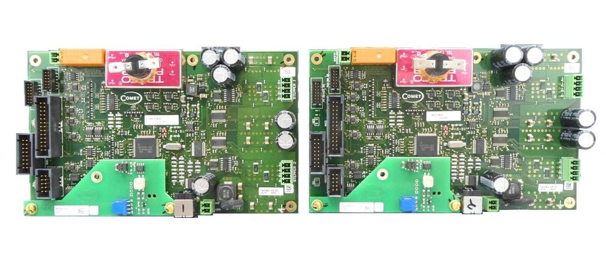 Used Comet 10011143.00 RF Match Network Control PCB 10011176.01 20032410.02 Lot of 2