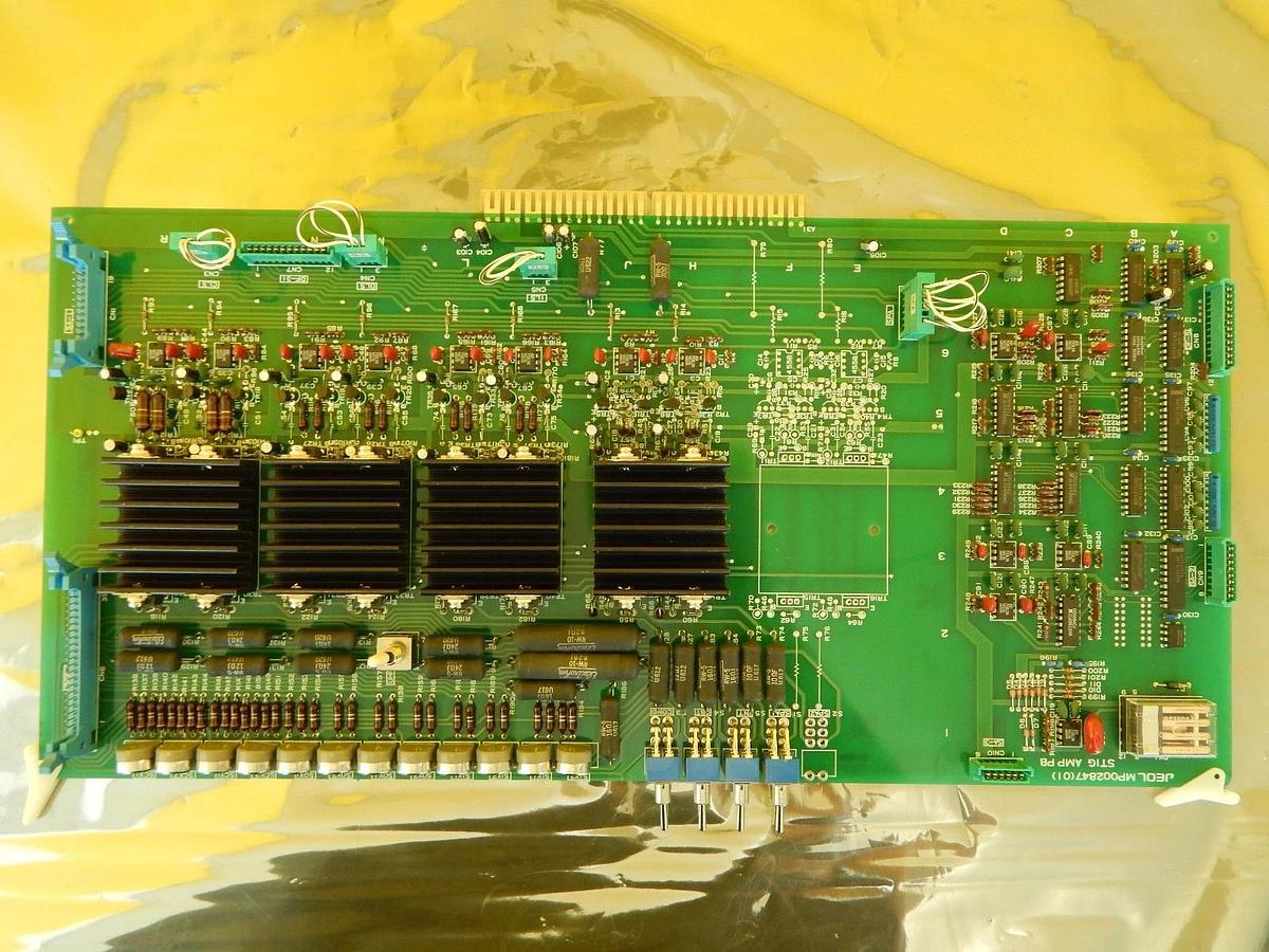 Used JEOL MP002847(01) STIG AMP PB PCB Card KI JEM-2010F TEM Working