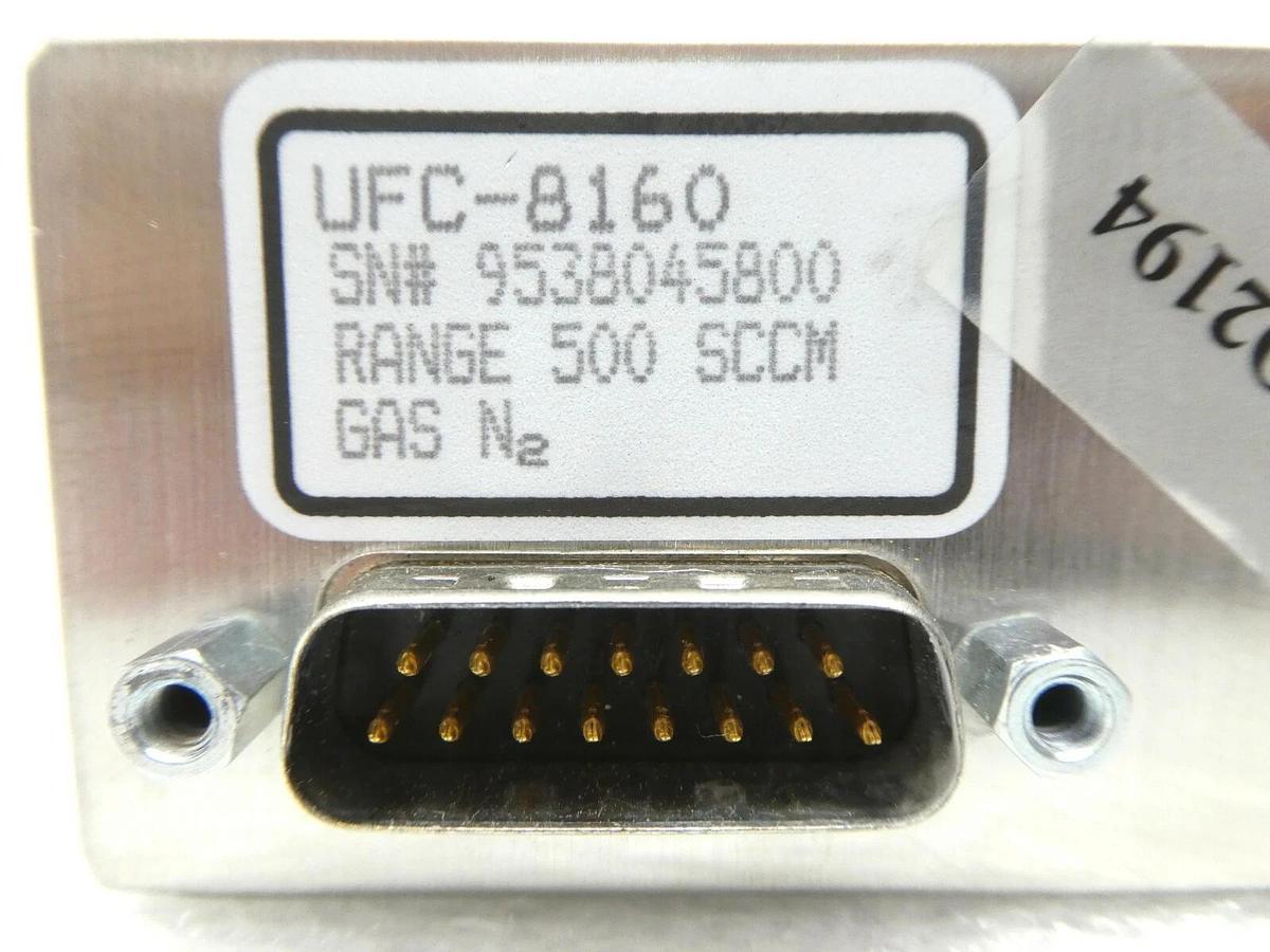 Used UNIT Instruments UFC-8160 Mass Flow Controller MFC 500 SCCM N2 Working Spare