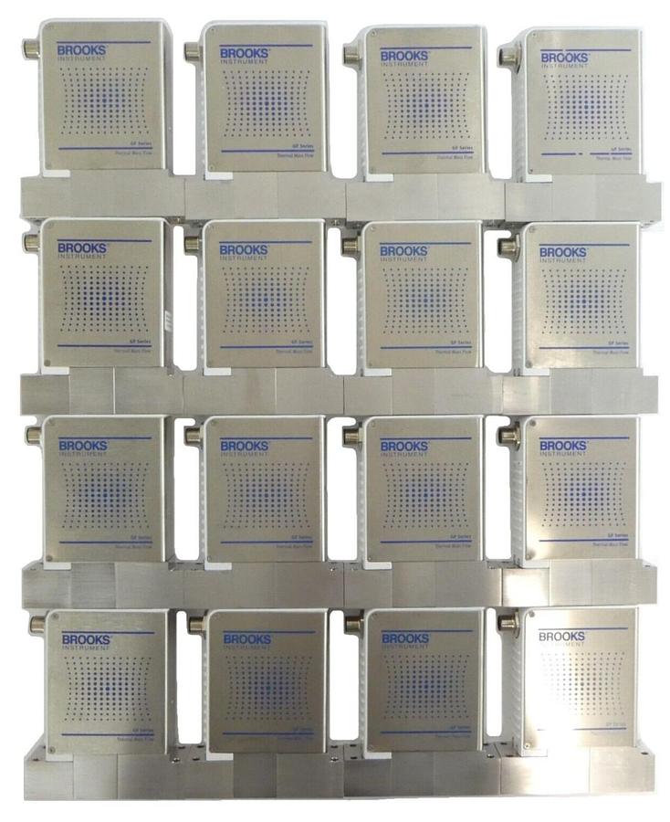 Used Brooks Instrument GF125C Mass Flow Controller MFC Reseller Lot of 16 Working