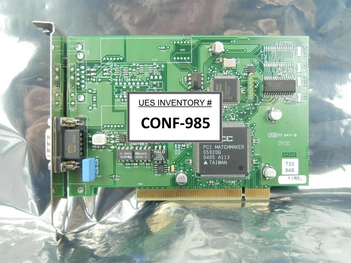Used Kvaser 733-0130-00082-7 Interface Board PCIcan HS PCB Card Used Working