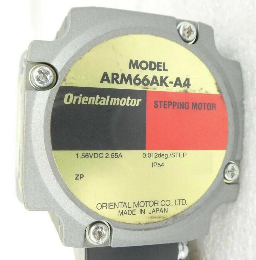 Used Oriental Motor ARM66AK-A4 Stepping Motor Rudolph F30 Working Surplus