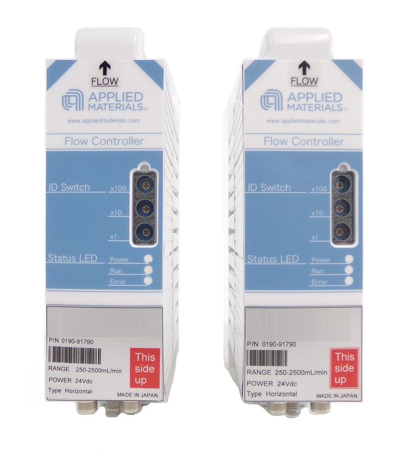 Used AMAT Applied Materials 0190-91790 Flow Controller 250-2500mL Lot of 2 Working