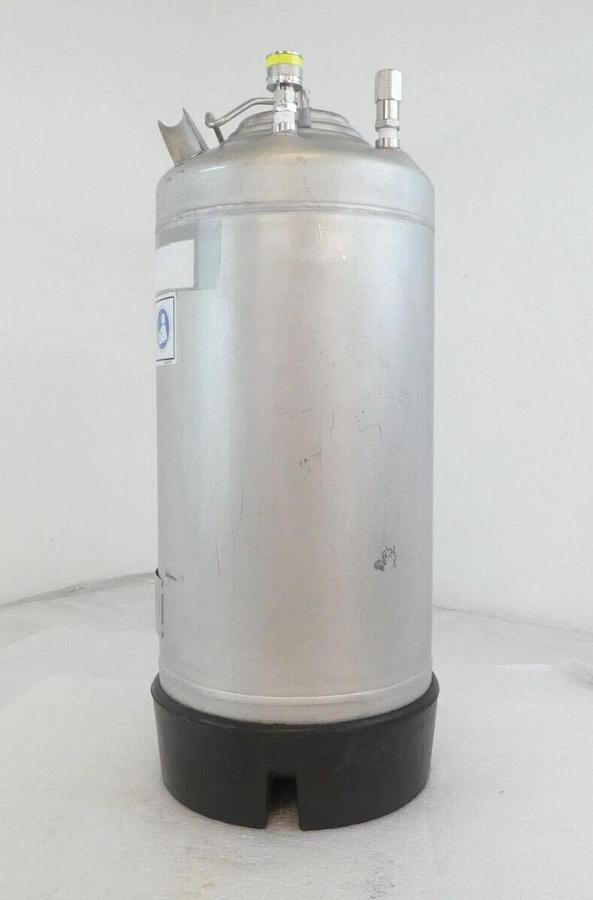 Used Alloy Products 72 20L 5G Photoresist EBR Solvent Stainless Tank Lot of 2 Working