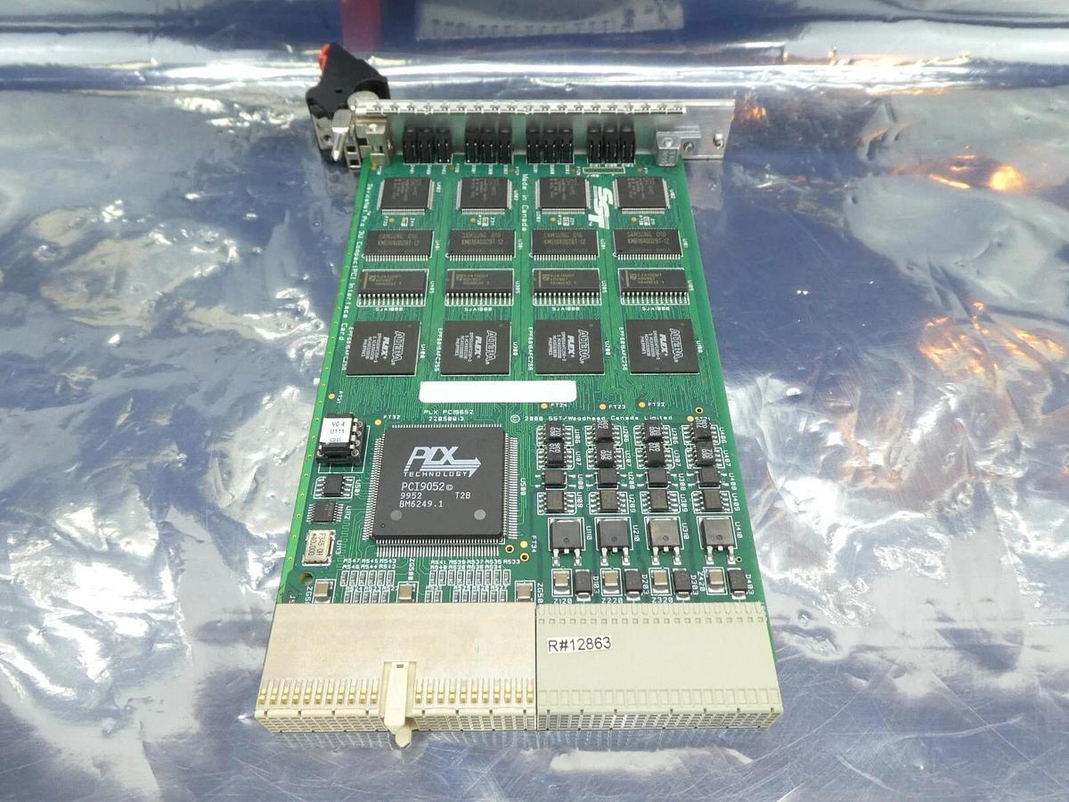 Used SST Woodhead PLX PCI9052 DeviceNet Pro 3U ComactPCI Interface PCB Card Working