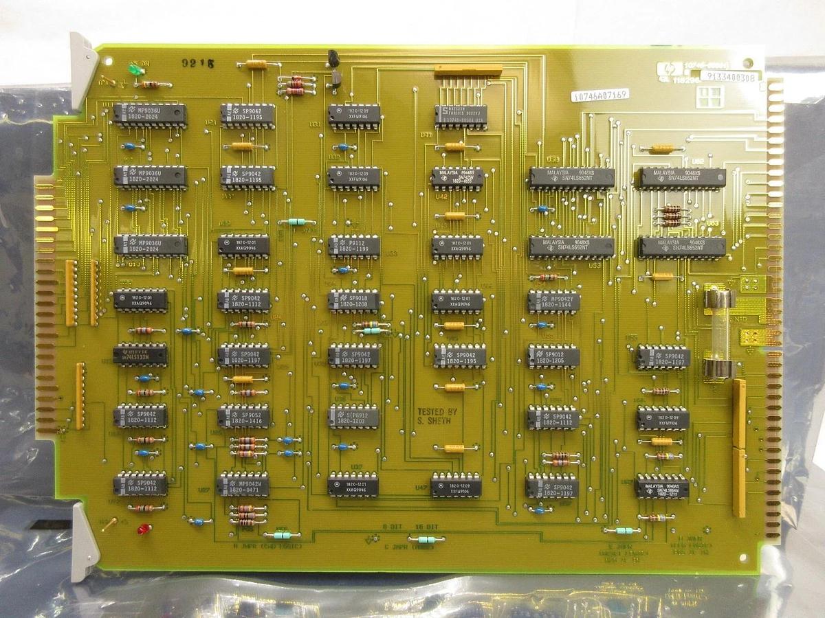 Used HP Hewlett-Packard 10746A07169 J2 Binary Interface PCB Card Nikon NSR Used