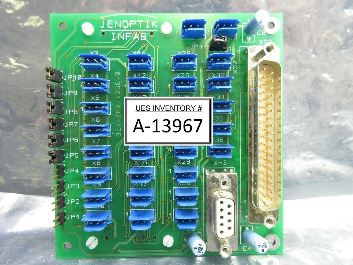 Used Jenoptik 013501-083-17B Interface Board PCB INFAB Brooks Automation Used