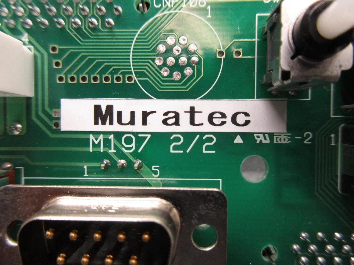 Used Muratec HASSYC810301 Operator Interface PCB with Key M197 2/2 Used Working