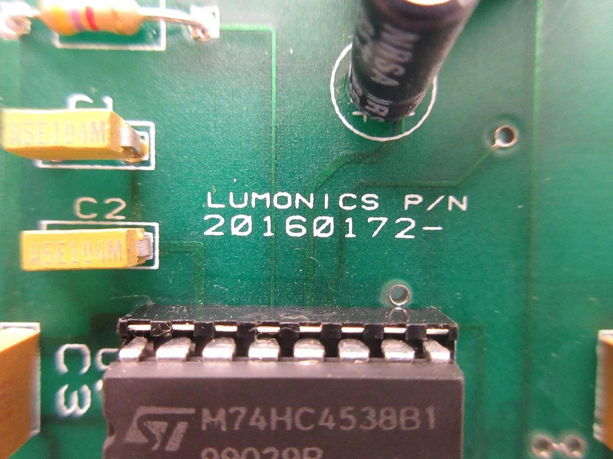 Used Lumonics 20160172 Processor Board PCB QCI Type 1 LW-CO2 Lightwriter CO2 Used