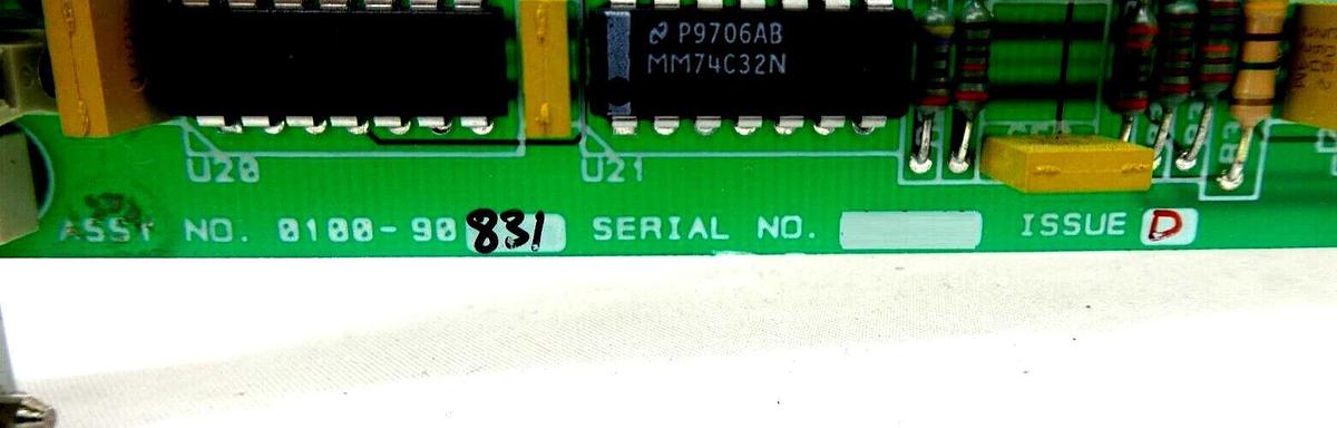 Used AMAT Applied Materials 0100-90831 Scan Clock PCB Card Working Surplus