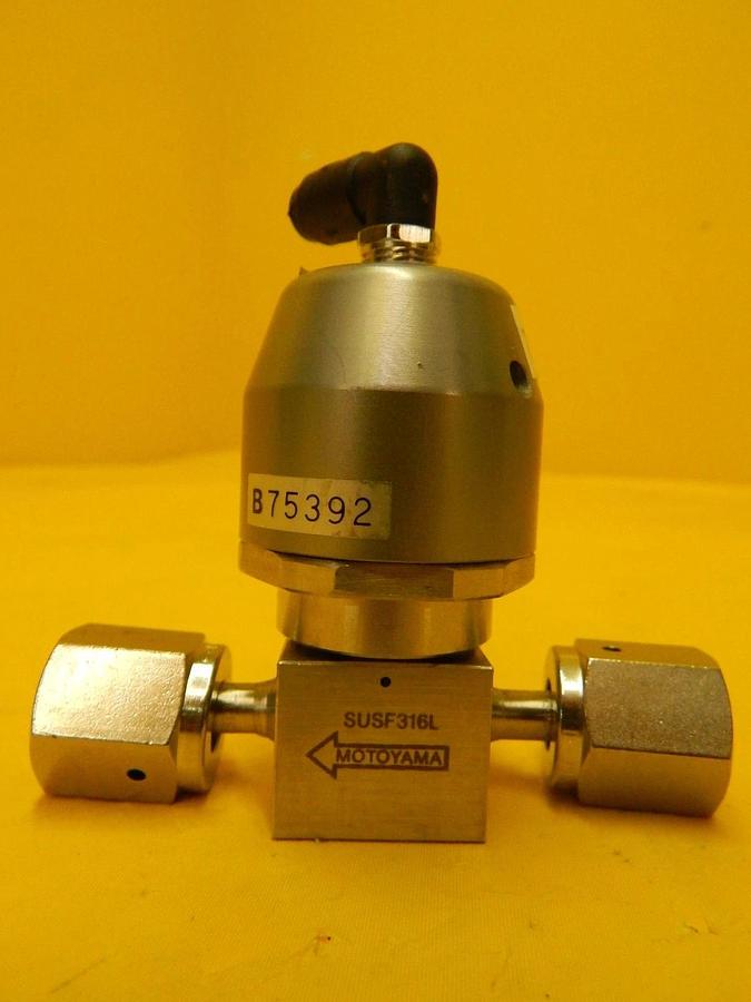 Used Motoyama SUSF316L Pneumatic Valve Normally Closed UCV Series Lot of 5 Used