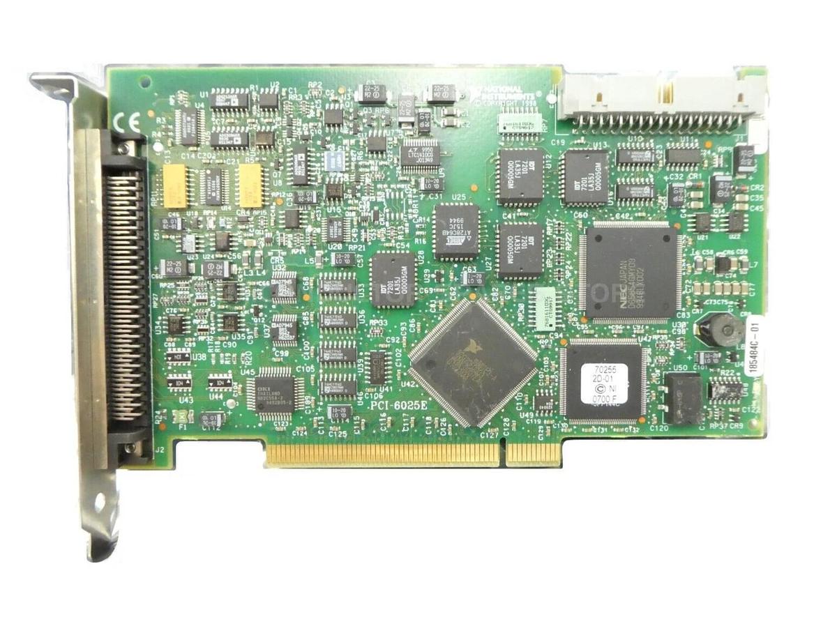Used National Instruments 185484C-01 Multifunction I/O PCB Card PCI-6025E Working