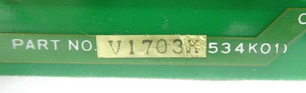 Used Varian Semiconductor VSEA V1703K (1534K01) Autosequence Wiring PCB V82810079