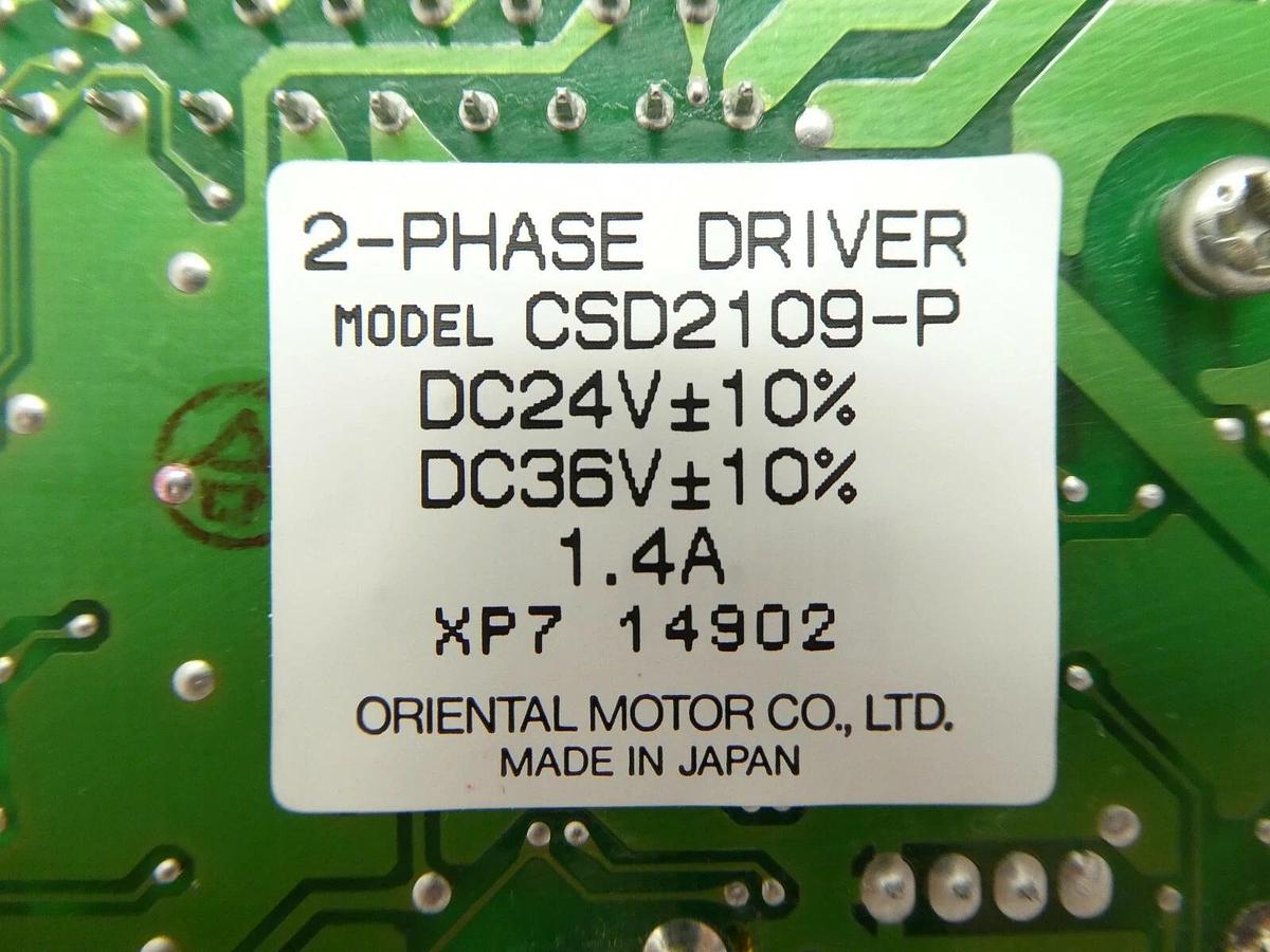 Used Oriental Motor CSD2109-P Compact 2-Phase Driver Board PCB VEXTA Used Working