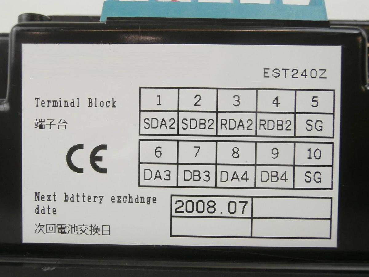 Used Yamatake EST0240Z05BBX00 Smart Terminal LCD EST240Z Working Surplus