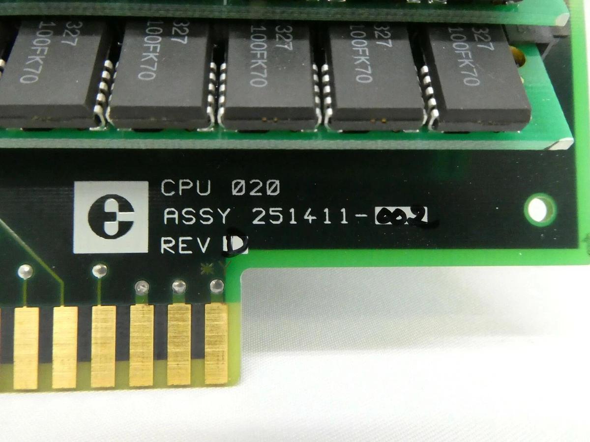 Used Electroglas 251411-002 CPU 020 Card PCB  4085x Horizon PSM Working Surplus