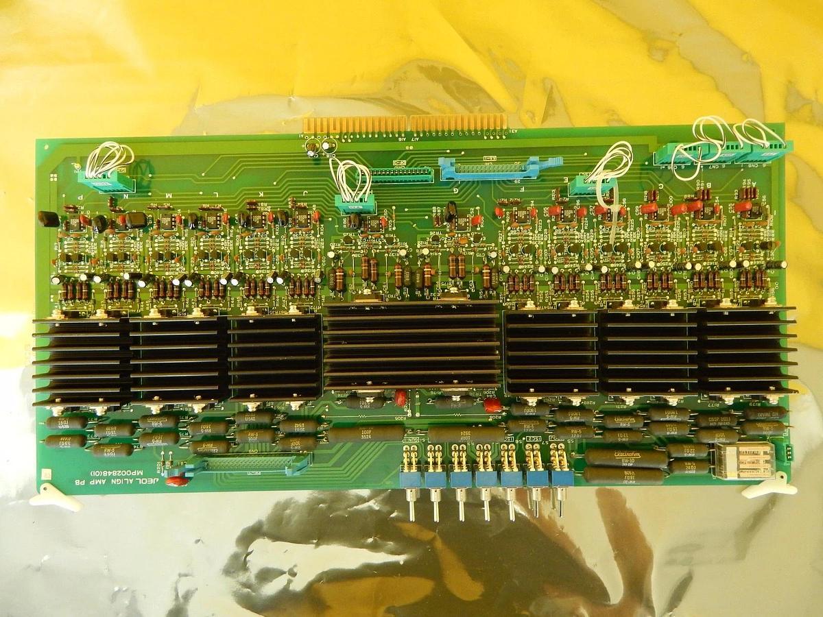 Used JEOL MP002848(01) ALIGN AMP PB PCB Card KI JEM-2010F TEM Working