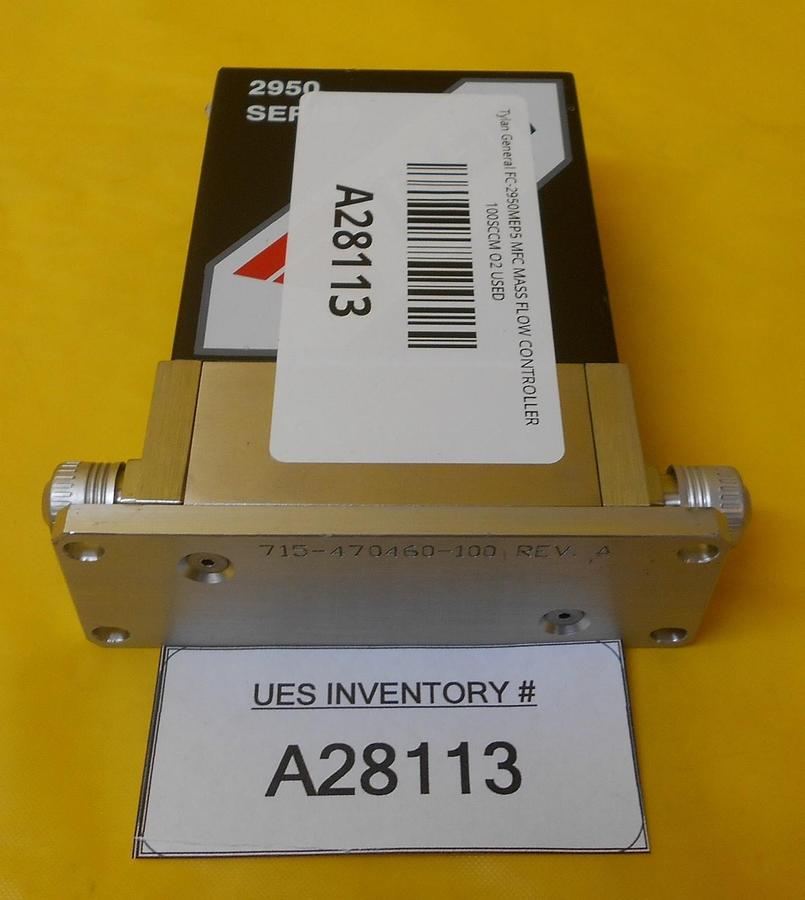 Used Tylan FC-2950MEP5 Mass Flow Controller MFC 797-093267-404 100 SCCM O2 Used